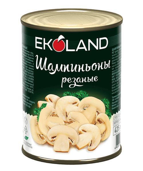 Шампиньоны резаные Прошу к столу