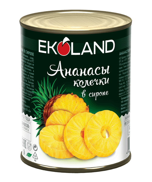 Ананасы колечки в сиропе Прошу к столу